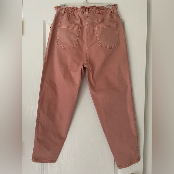 New SO High Rise Waist Utility Pants Junior Size 7 Pink - Picture 3 of 10